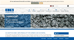 Desktop Screenshot of cs-additive.de